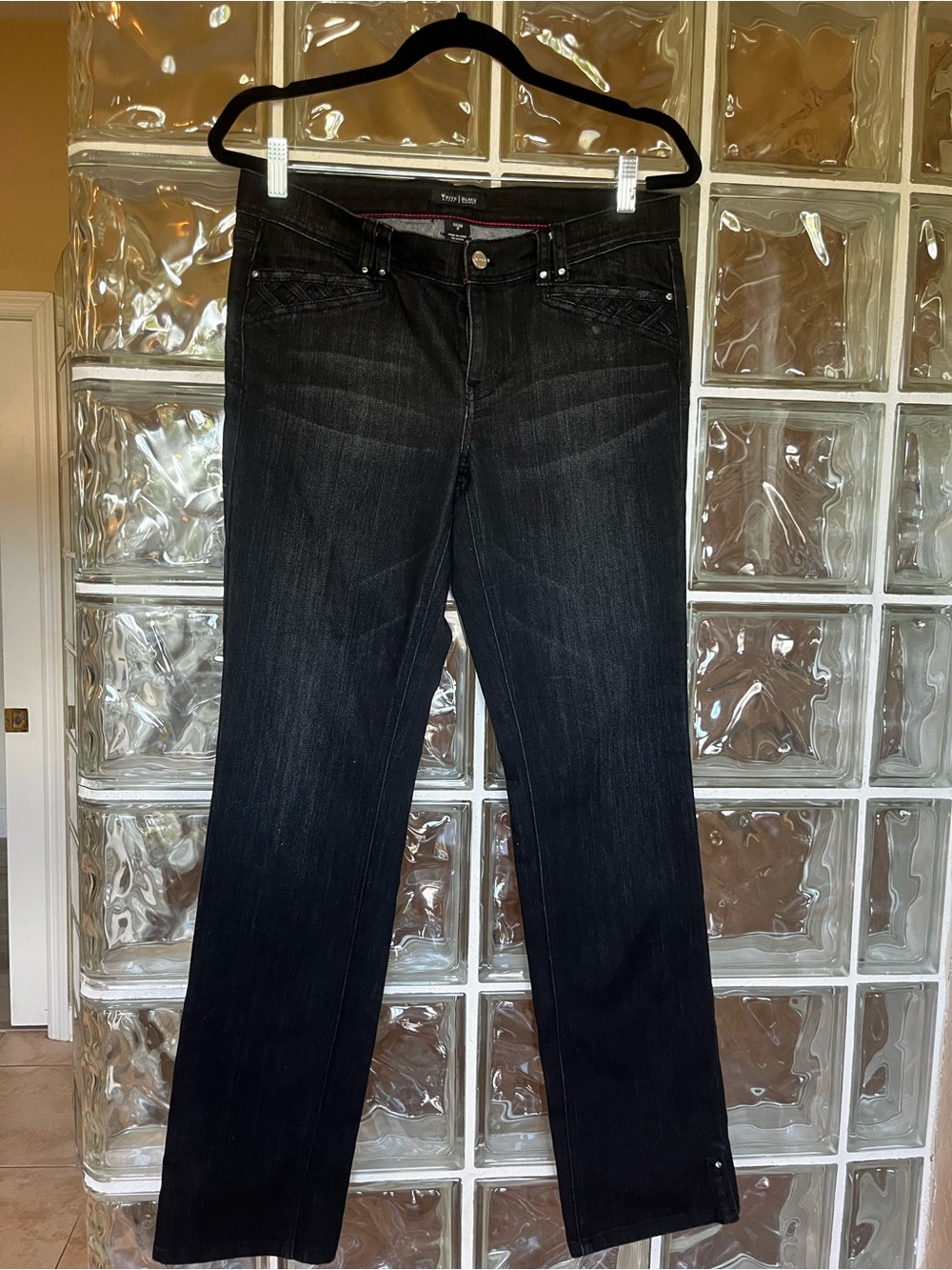 White House Black Market Black Boot-Cut Jeans